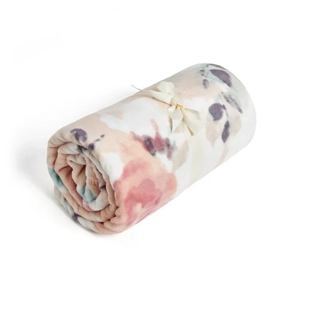 New style printed flannel blanket single fall/winter air conditioning blanket children baby sofa nap blanket