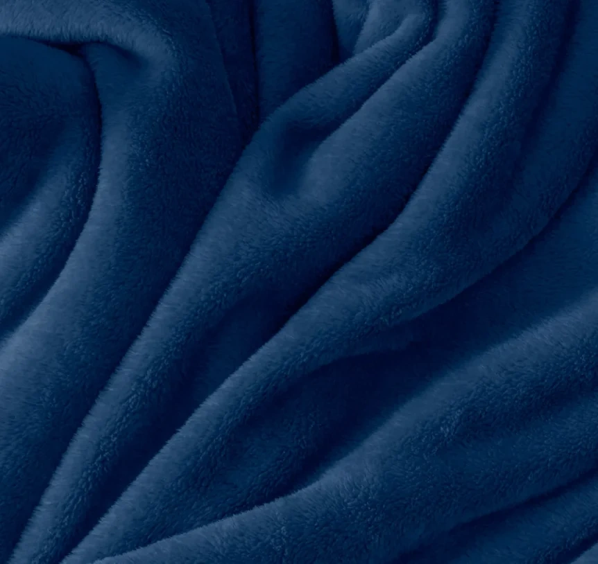 Fuzzy Lightweight Flannel Throw Blanket for Couch Bed Sofa Travel Camping, School 50x60 inches