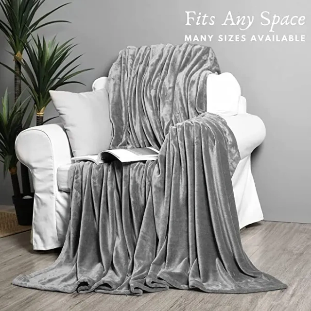 High Quality Free Sample Throw Flannel Fleece Blanket