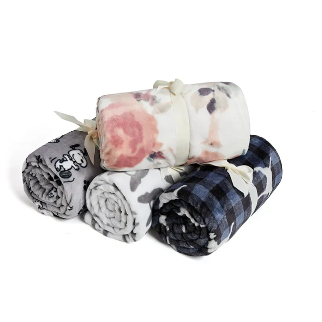 New style printed flannel blanket single fall/winter air conditioning blanket children baby sofa nap blanket
