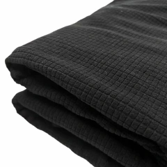 China manufacturer Durable free-stretch grid polar fleece for home textile sofa cover