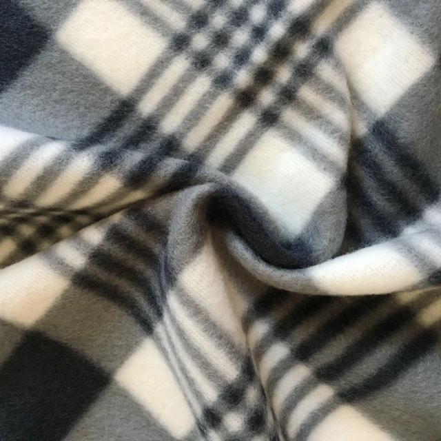 Soft Plaid Patterned Polar Fleece Woollen Tartan Plaid Blanket