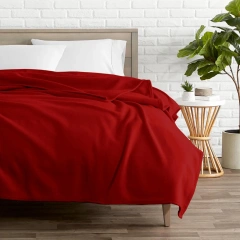 Cheap Price Custom Polar Fleece Blanket Travel Blanket Brush Handle Throws Wholesale Solid Color Polar Fleece Roll Blanket