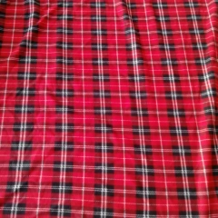 Soft Plaid Patterned Polar Fleece Woollen Tartan Plaid Blanket