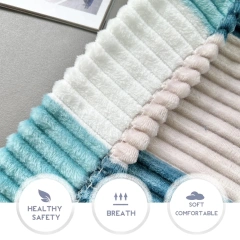 High Quality Custom Thick Coral Polar Fleece Throw Wholesale Camping Hug Sleep Baby Blanket
