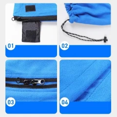 Irini Custom Outdoor Sleep Bag Adult Polar Fleece Warm Dirty Liner Sleeping Bag For Camping
