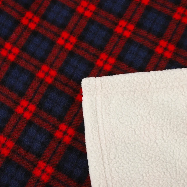 China factory price 100% polyester blanket polar fleece blanket Plaids bonded blanket for home