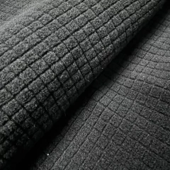 China manufacturer Durable free-stretch grid polar fleece for home textile sofa cover
