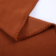 Wholesale Custom Super Soft 100% Polyester Polar Fleece Blanket Rectangular Knitted with Plain Style for home