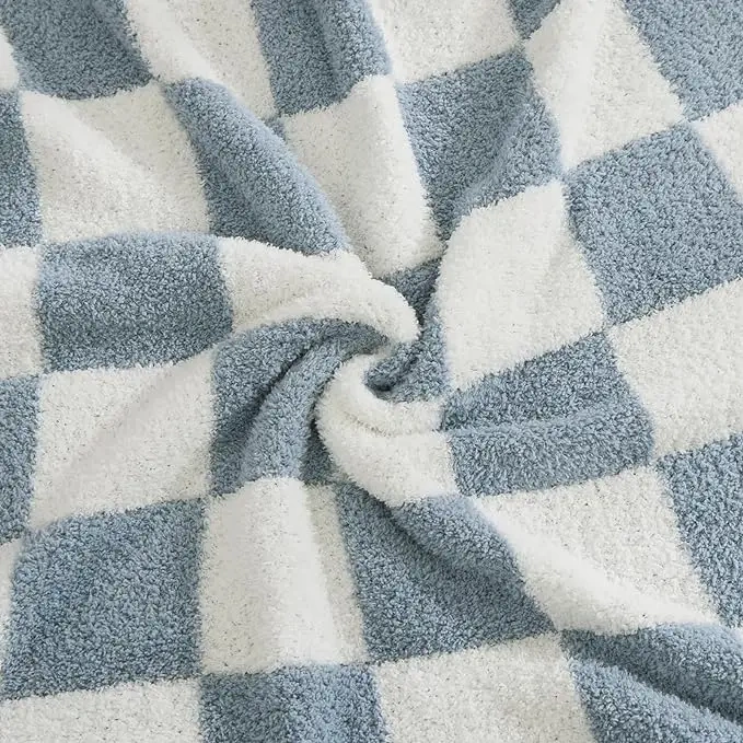 Cheap price 100% polyester polar fleece knitted blankets custom throw blanket