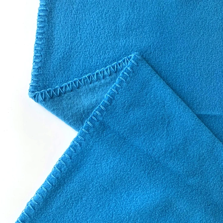 RPET Polar Fleece Blanket Polyester Throw Eco-Friendly Recycled Plastic Fleece Airline Blanket