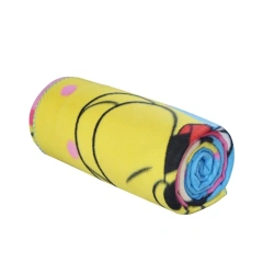 super soft custom photo digital printing polar fleece Throw blankets