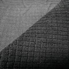 China manufacturer Durable free-stretch grid polar fleece for home textile sofa cover