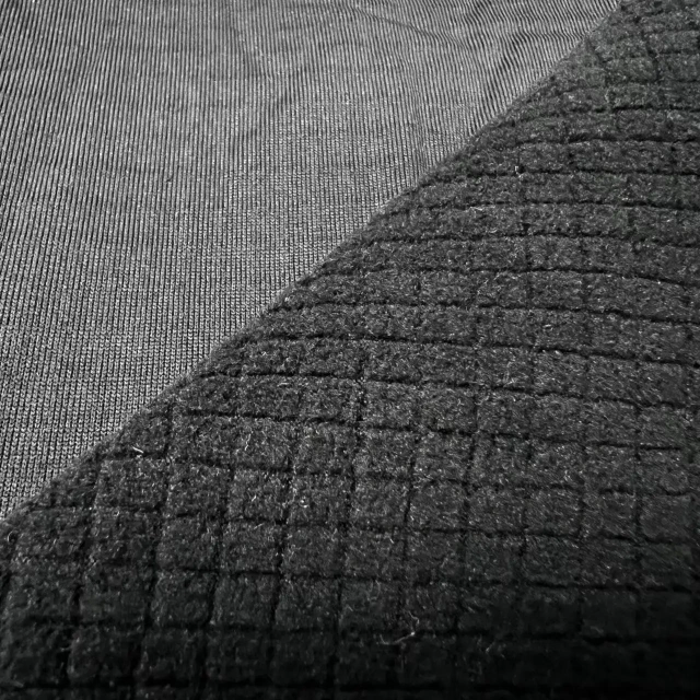 China manufacturer Durable free-stretch grid polar fleece for home textile sofa cover