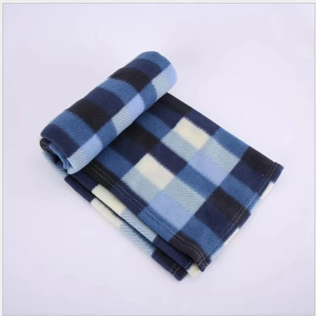 Super Soft Light Weight Cheap Plaid Polar Fleece Blanket Fleece Throw Blankets for Sofa