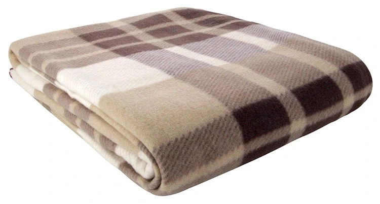 TARTAN CHECK POLAR FLEECE BLANKET