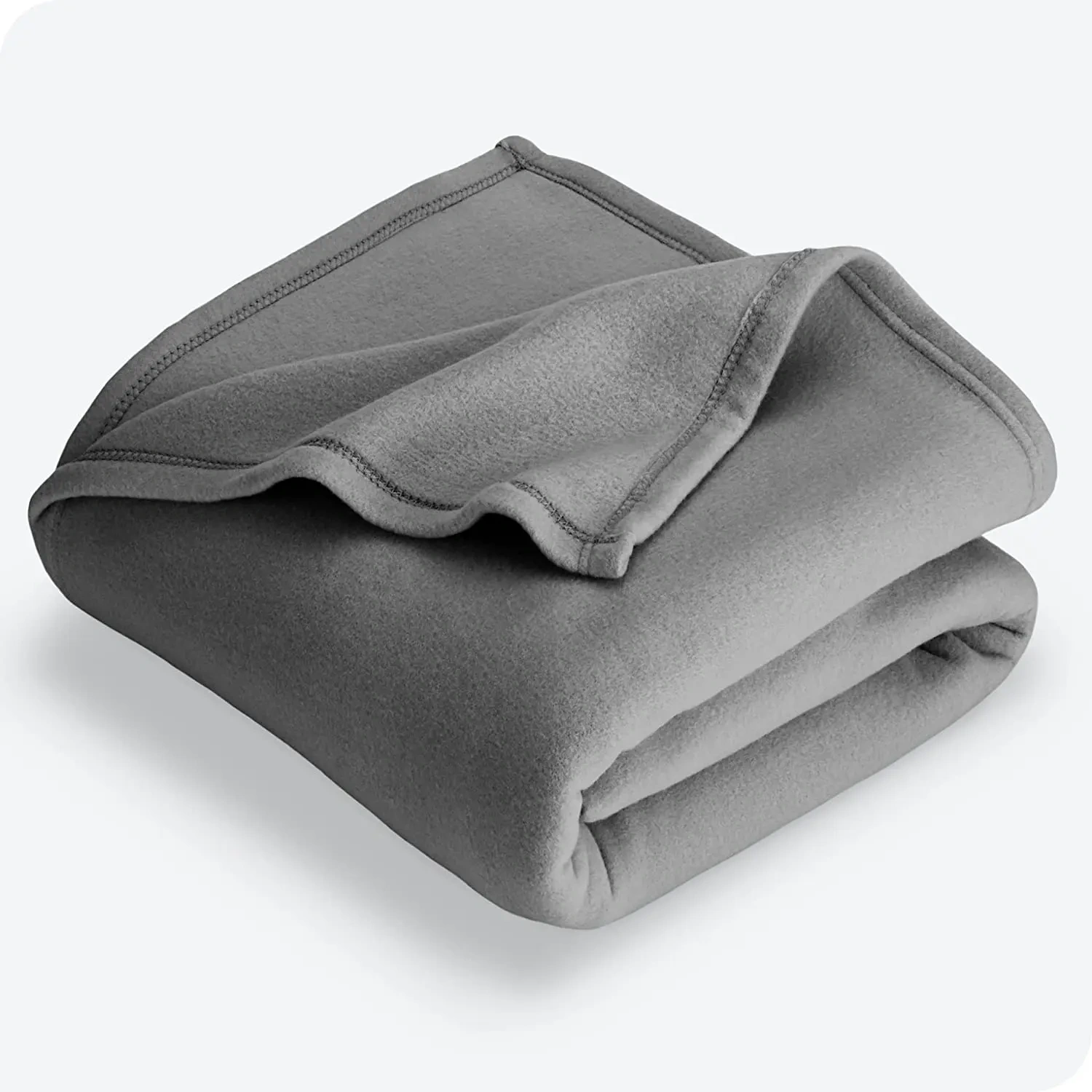 Polar Fleece Blanket Twin/Twin XL Blanket Grey Warm Cozy Premium  for Bed Sofa Camping Travel