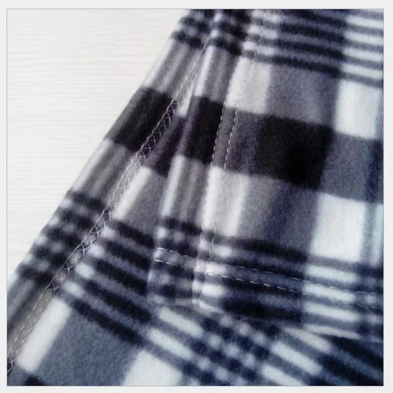 Super Soft Light Weight Cheap Plaid Polar Fleece Blanket Fleece Throw Blankets for Sofa