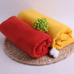 Customized Polyester Fleece Blanket with Silk Print Logo Camping Travel Portable Throw Blanket For Promotion