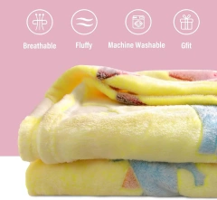 Glow in The Dark Baby Blanket Kids Blanket Custom Luminous Throw Blanket With Unicorn Pattern