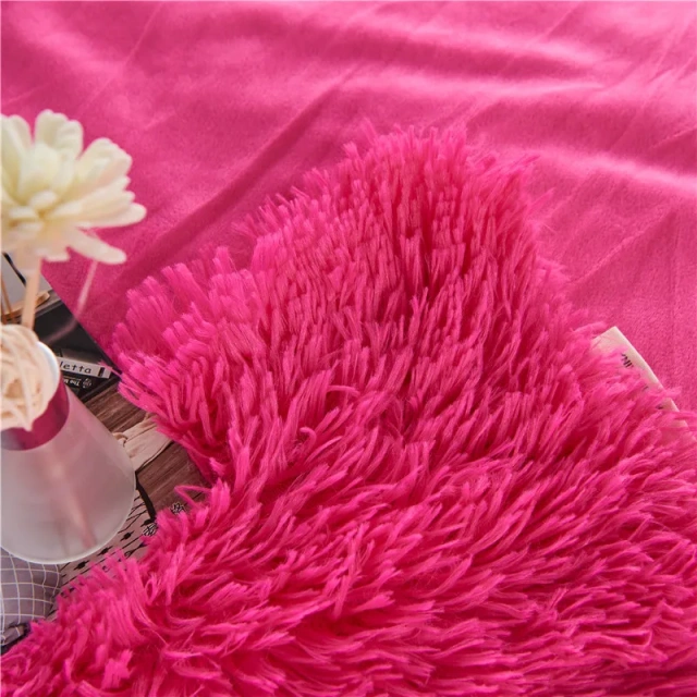 Wholesale Soft Cozy Long Plush Blanket Bed Couch Home Office Travel Multipurpose Blanket