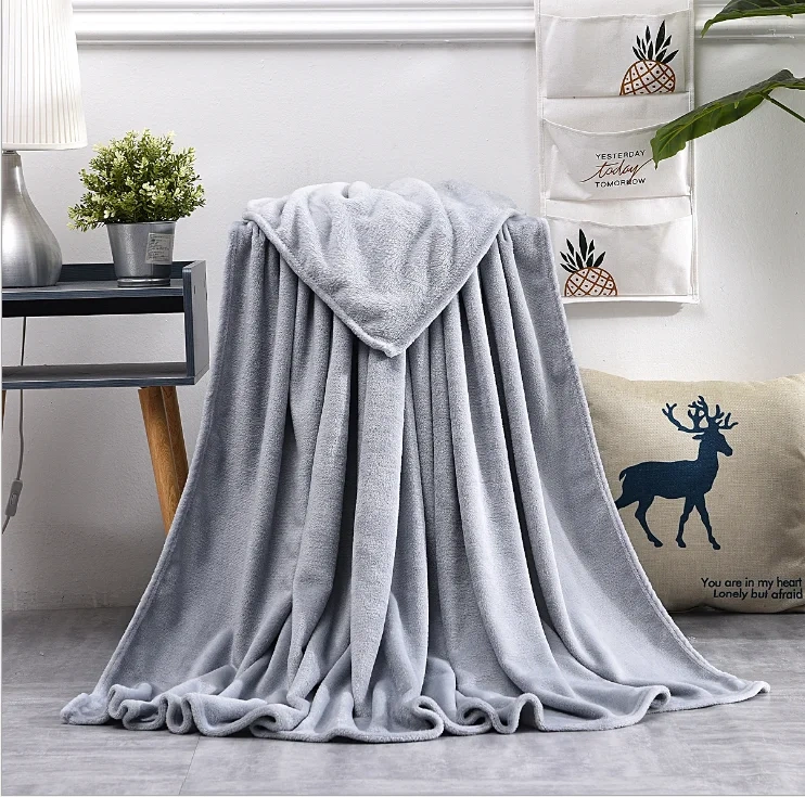 Small size Soft flannel fleece blanket plain fleece baby blanket READY TO SHIP
