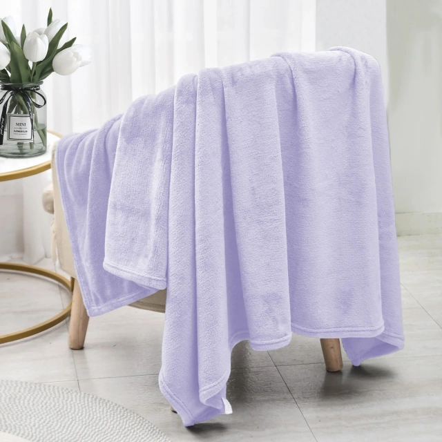 Winter Soft 100% Polyester Plush Fuzzy Sofa Bedding Coperta Di Flanella Flannel Throw Blanket