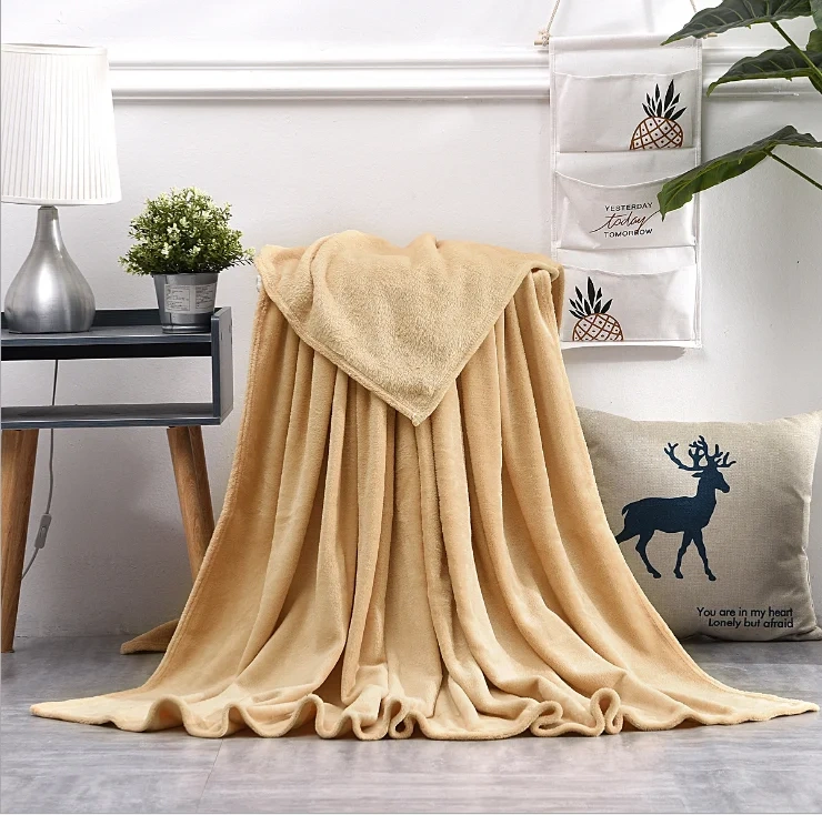 Small size Soft flannel fleece blanket plain fleece baby blanket READY TO SHIP