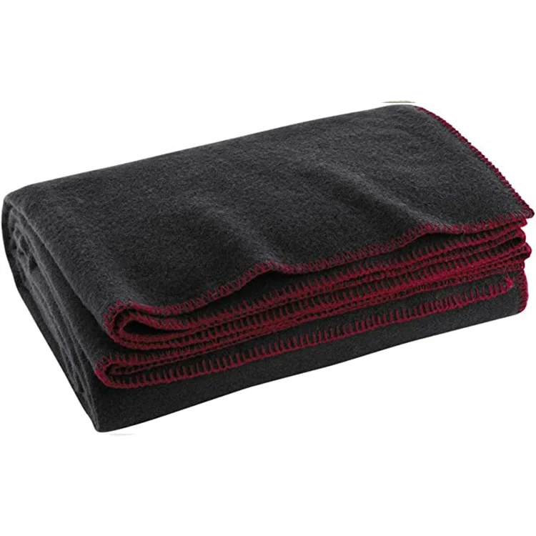 Wholesale Chinese Wool Emergency Wool Blanket Waterproof Waterproof Wool Blanket For Camping