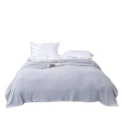 plain color 200*230cm flannel fleece SUREWAL sherpa fleece home throw blanket soft blanket for sofa bed flannel blanket