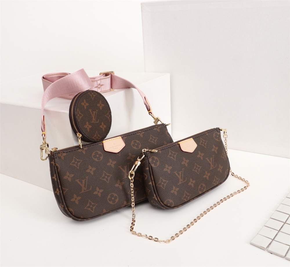 Classical Women Messenger Bags Multi Accessories 3 Piece Set Purse Crossbody Bag Lady Package M44823 Coin Purses