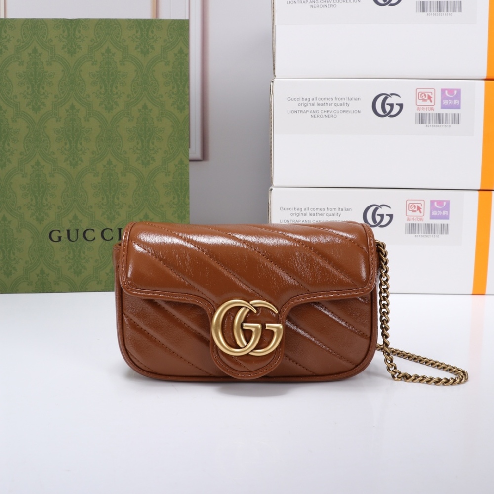 GG Marmont Designer Fashion Mini Handbags Luxury Chain Shoulder Bag Leather Women's Bag 476433 High Quality