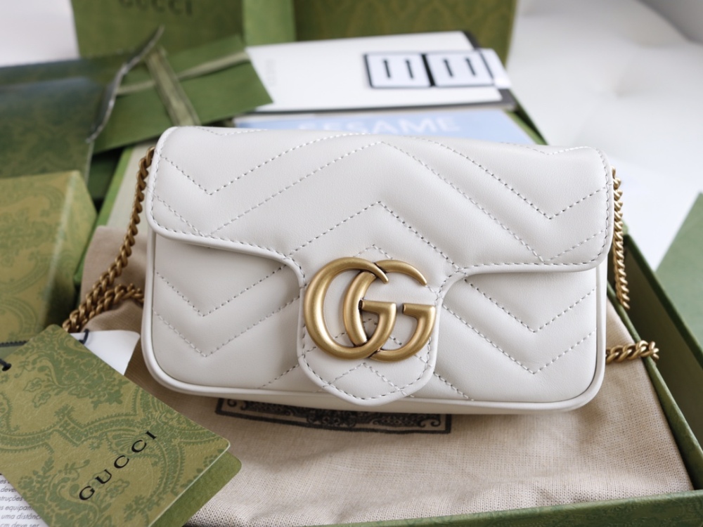 GG Marmont Designer Fashion Mini Handbags Luxury Chain Shoulder Bag Leather Women's Bag 476433 High Quality