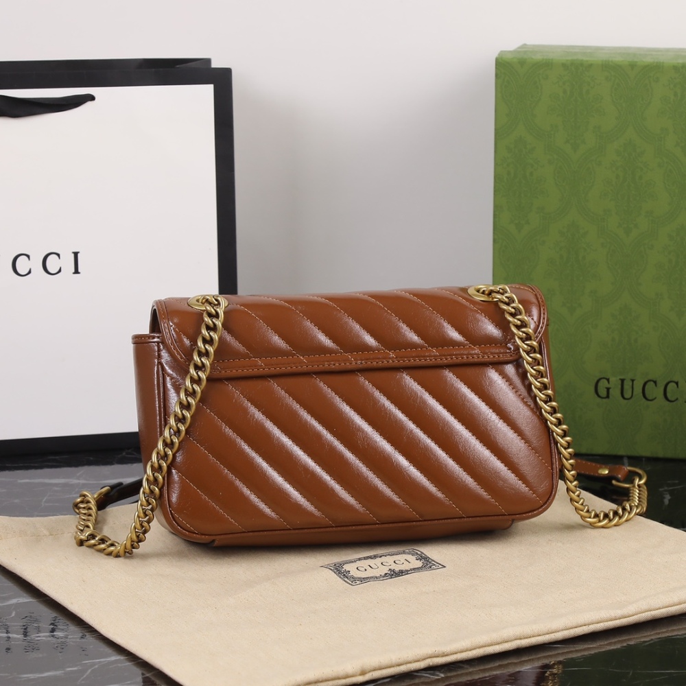 GG Marmont Series 443497 High Quality Leather Designers Womens and Mens Shoulder Bags