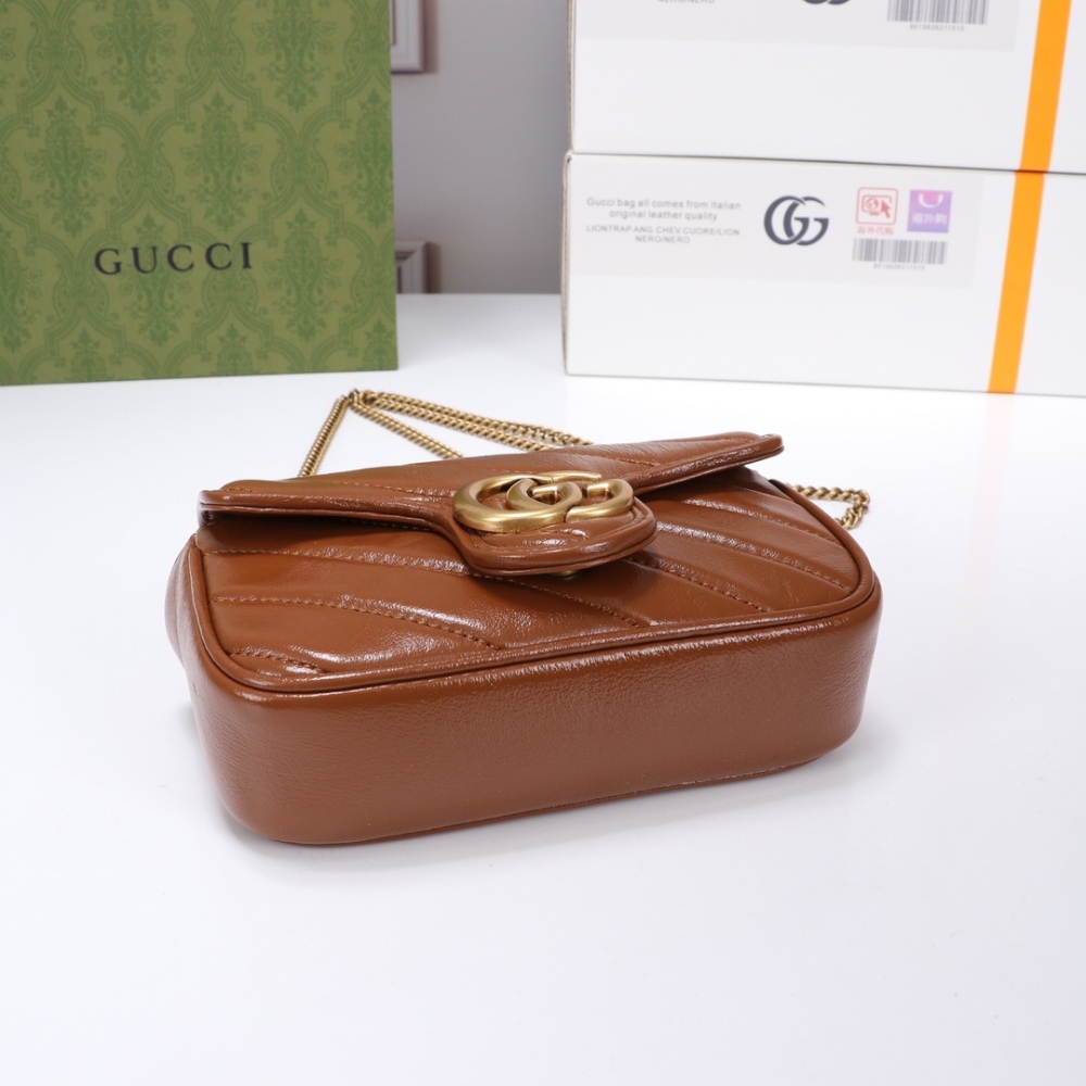 GG Marmont Designer Fashion Mini Handbags Luxury Chain Shoulder Bag Leather Women's Bag 476433 High Quality