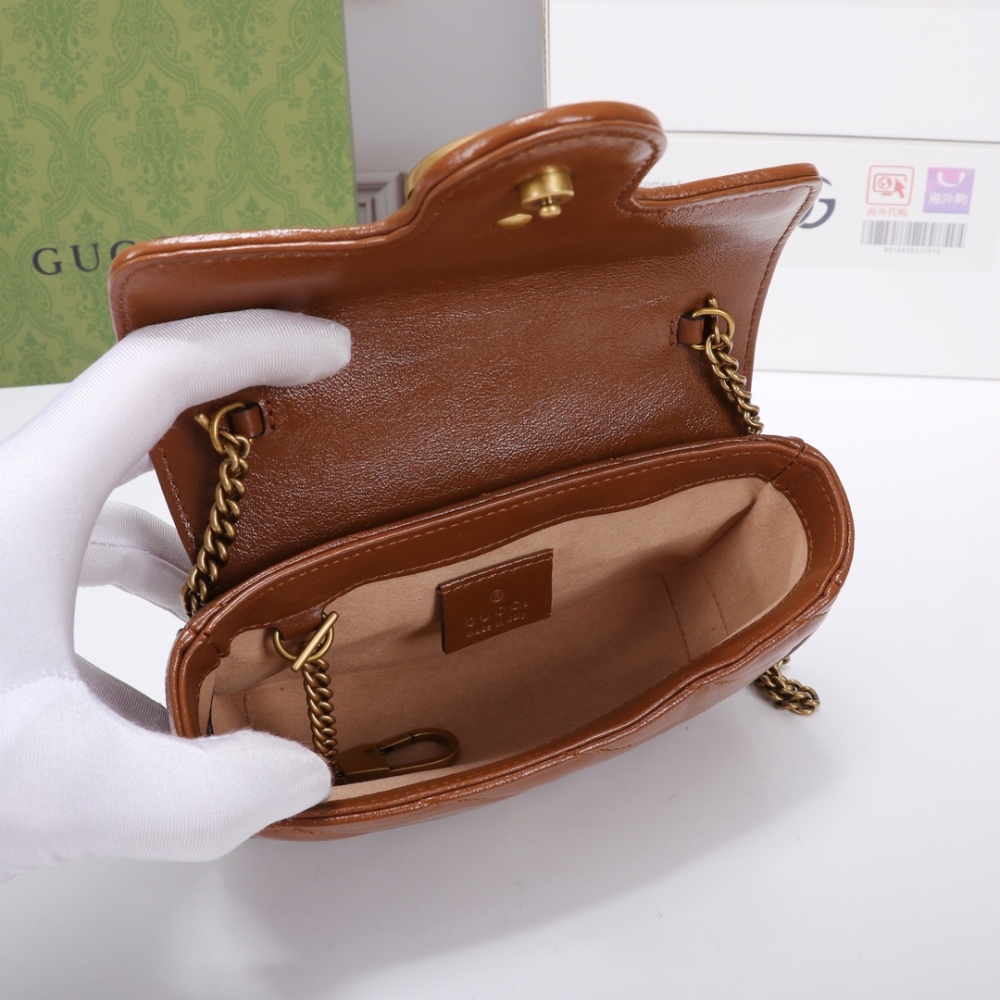 GG Marmont Designer Fashion Mini Handbags Luxury Chain Shoulder Bag Leather Women's Bag 476433 High Quality
