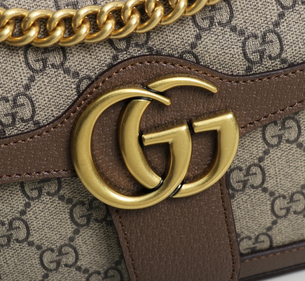 High Quality Women Designer Fashion 446744 Leather All-match Ladies Gucci Shoulder Bags