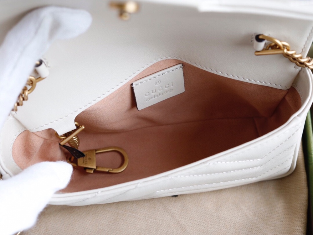 GG Marmont Designer Fashion Mini Handbags Luxury Chain Shoulder Bag Leather Women's Bag 476433 High Quality