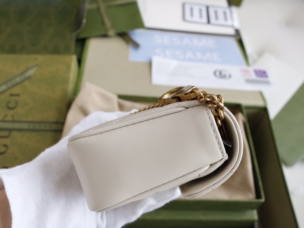 GG Marmont Designer Fashion Mini Handbags Luxury Chain Shoulder Bag Leather Women's Bag 476433 High Quality