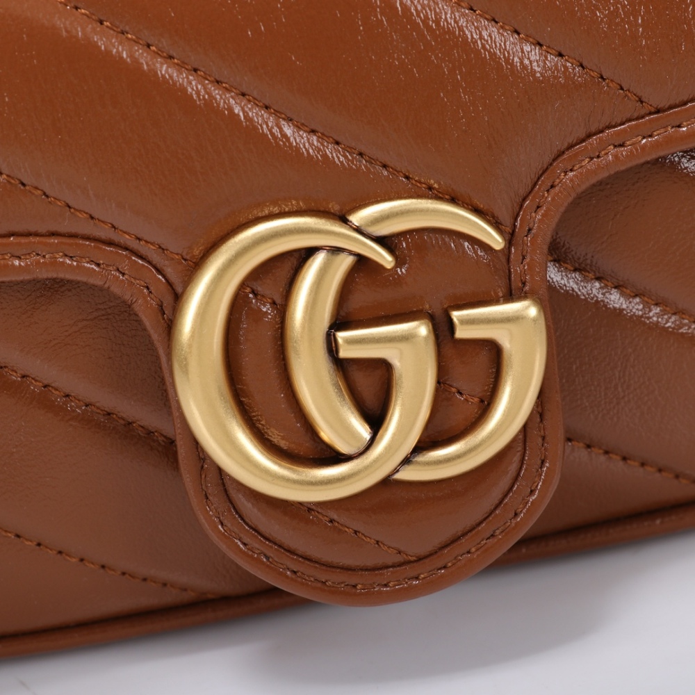 GG Marmont Designer Fashion Mini Handbags Luxury Chain Shoulder Bag Leather Women's Bag 476433 High Quality
