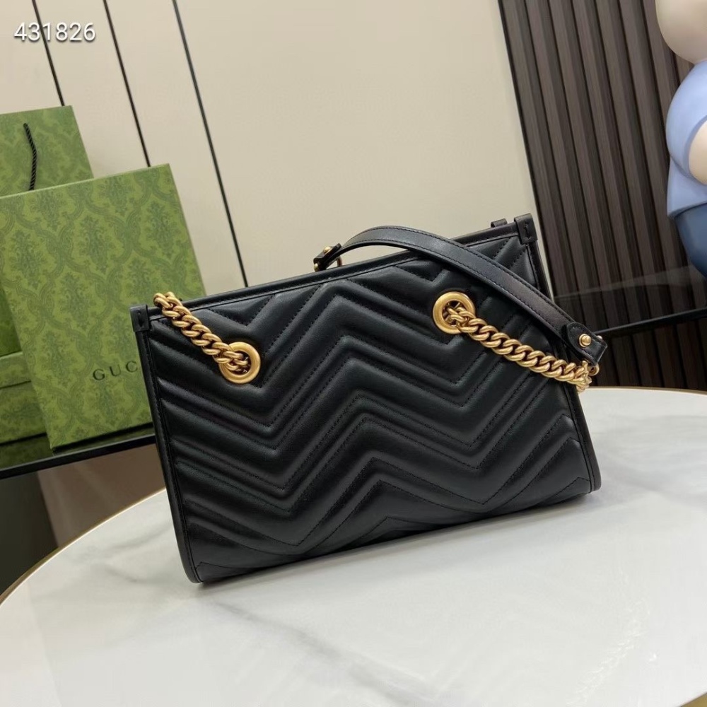 Classical Fashion GG MarmontMens Women Big Capacity 779727 Luxurys Shopping Tote Bags