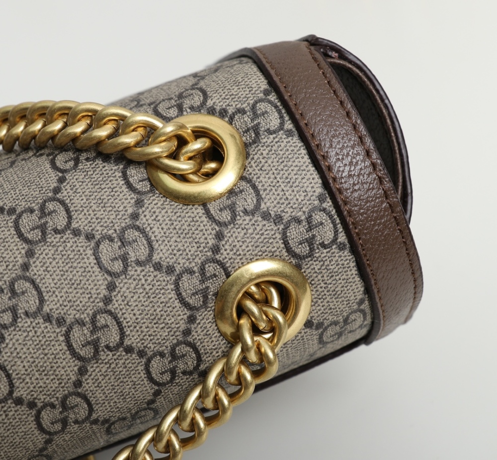High Quality Women Designer Fashion 446744 Leather All-match Ladies Gucci Shoulder Bags