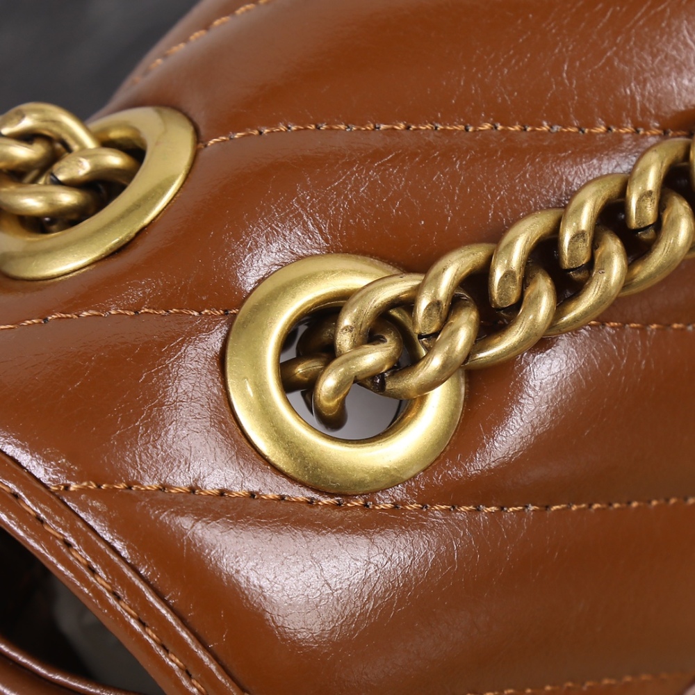 GG Marmont Series 443497 High Quality Leather Designers Womens and Mens Shoulder Bags