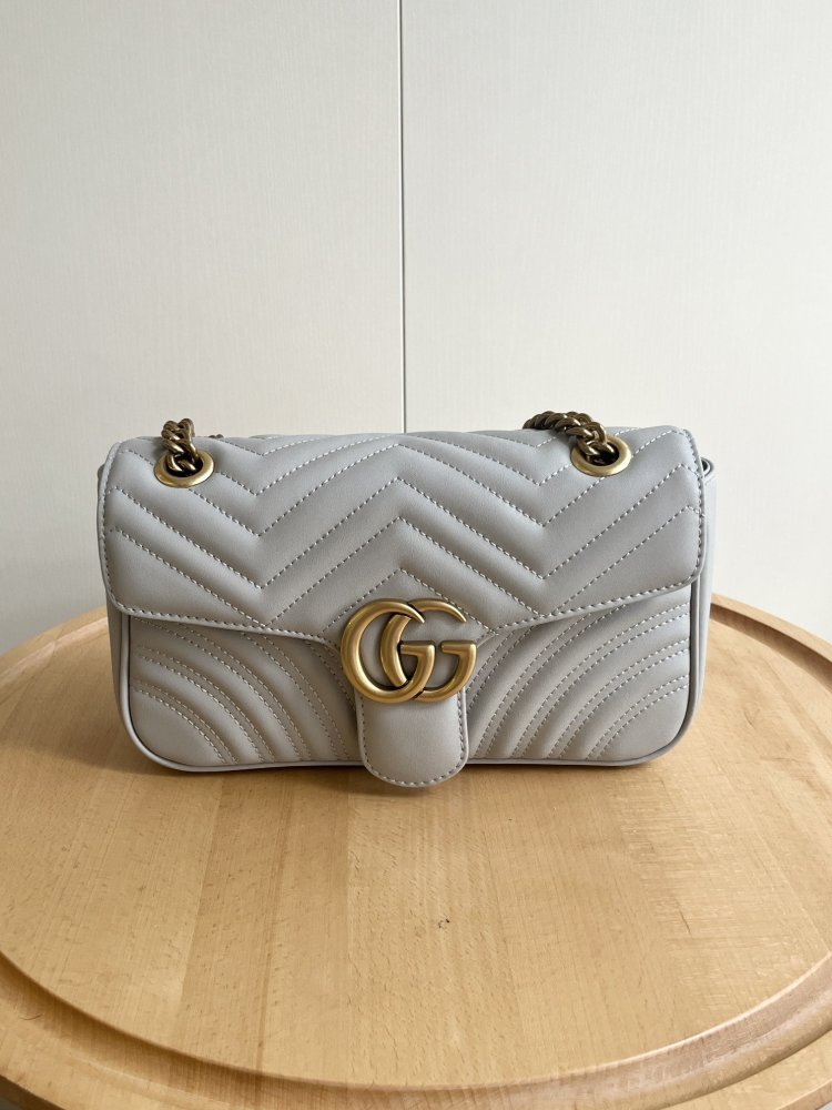 GG Marmont Series 443497 High Quality Leather Designers Womens and Mens Shoulder Bags