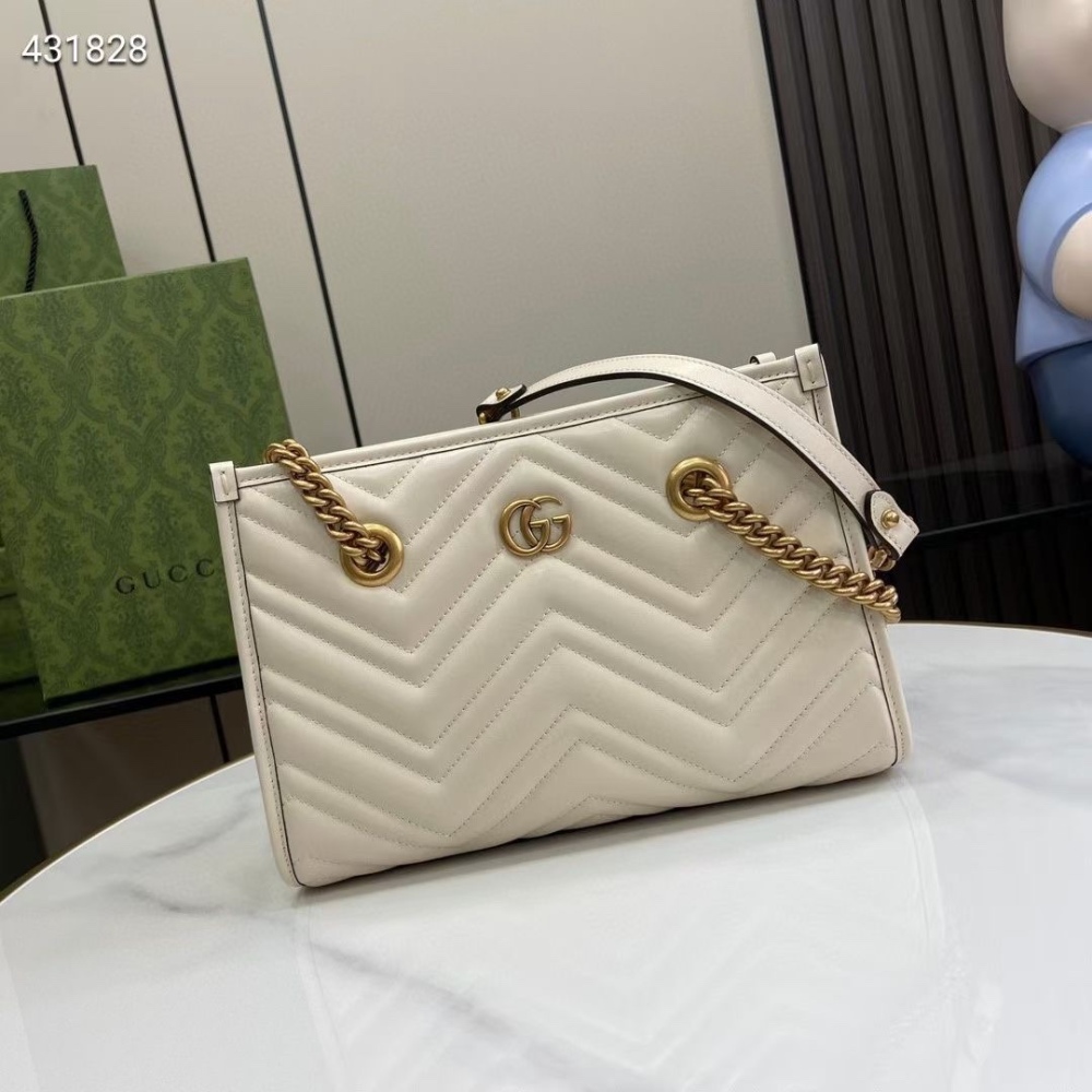 Classical Fashion GG MarmontMens Women Big Capacity 779727 Luxurys Shopping Tote Bags