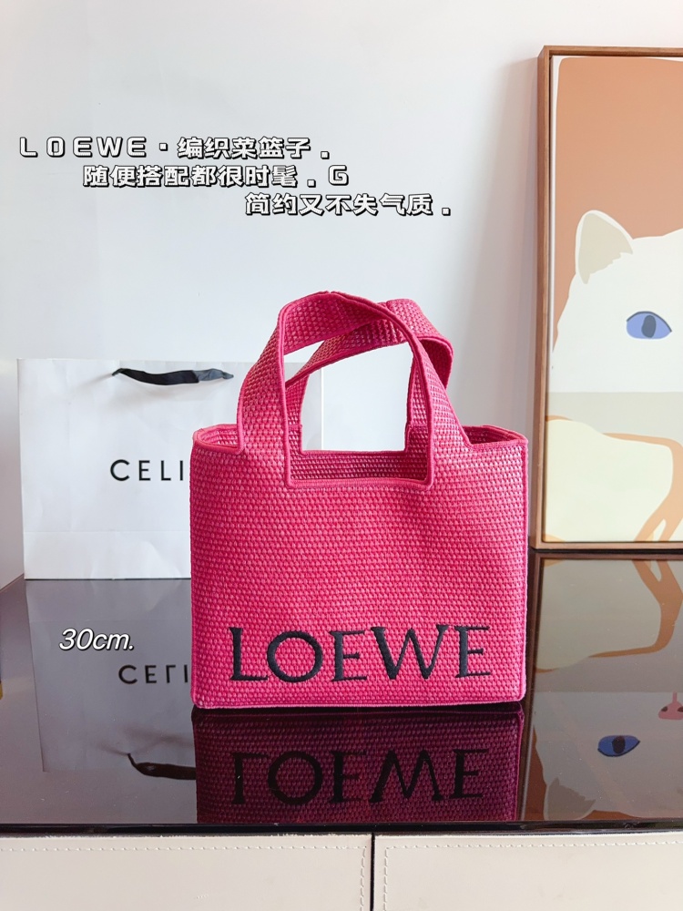 Summer Straw Totes Bags Beach Leather Shopping Bags Handbags Wamens Totes Bag