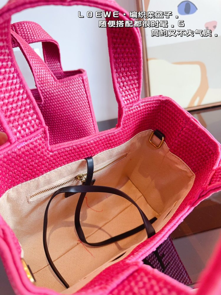 Summer Straw Totes Bags Beach Leather Shopping Bags Handbags Wamens Totes Bag