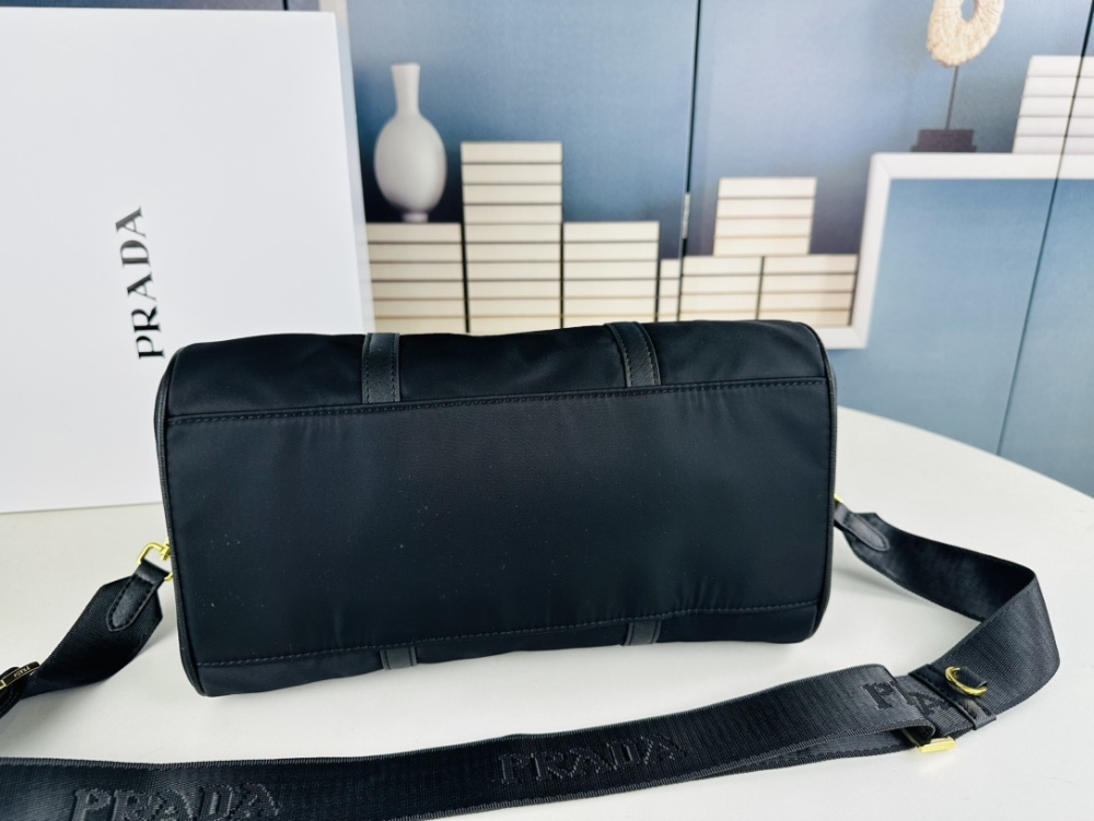 Fashion Travel Nylon Cross Body Bags Men's Women's Carrying Leather Handbag