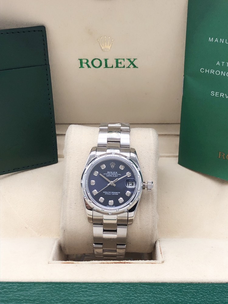 Rol 31mm Womens Fashion Men's Watches Stainless Strap Automatic Movement Mens Luxury Wristwatch