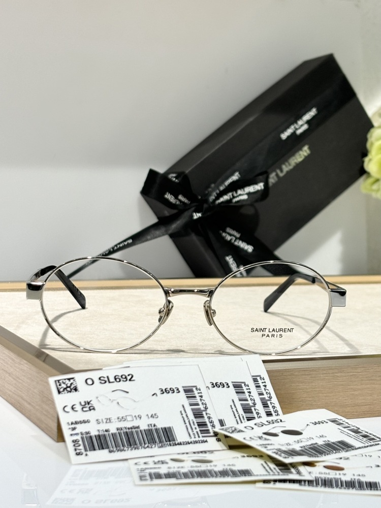 YSL Fashion Designer Round Frame Sunglasses Classic Eyeglasses Outdoor Beach Sun Glasses For Man Woman
